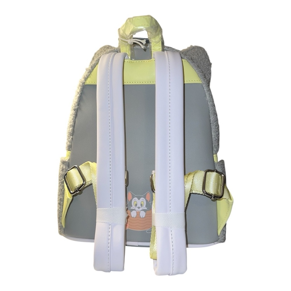 Loungefly Disney Parks Figaro Gray and White Backpack and Ears Headband - Picture 6 of 11